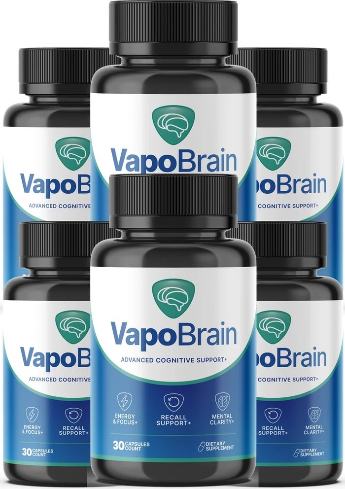 VapoBrain 6 Bottles pack